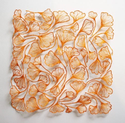 meredith woolnough - ginko study (square) - land series