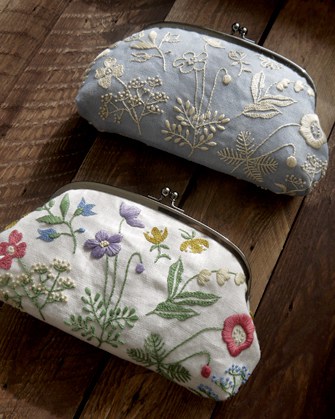 why do we need art in our lives? {image - yumiko higuchi - embroidered linen purses}