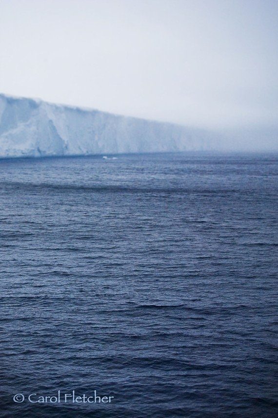 carol fletcher - antartica iceberg and waves
