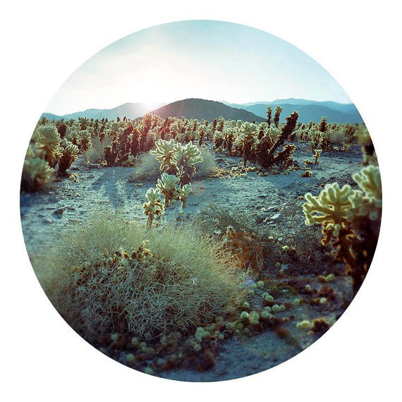 kaleidoscope - turquoise desert landscape