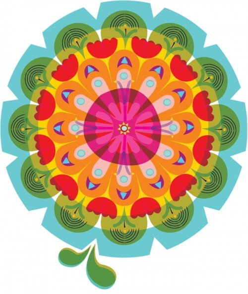 zoe ingram - kaleidoscope flora element