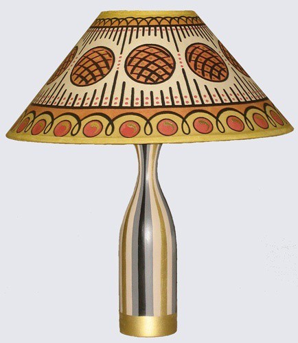 cressida bell - handpainted lamp