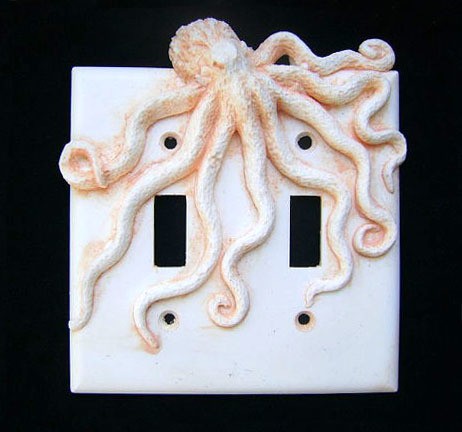 octopus light switch cover - sookesculptures.etsy.com