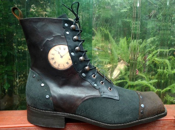  men's steampunk boots