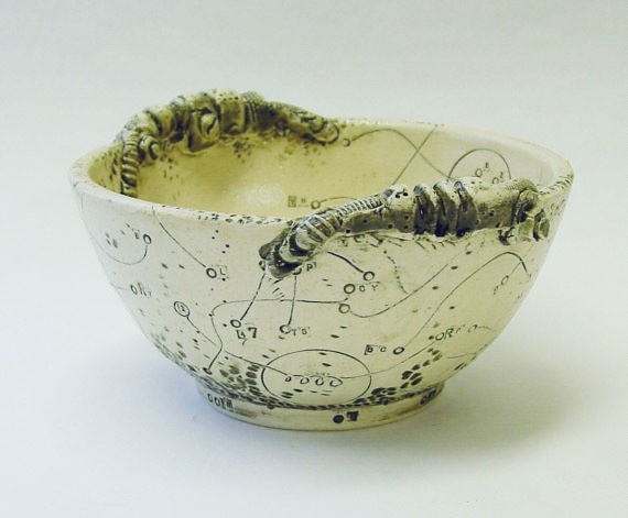 INAE - biomech stoneware bowl