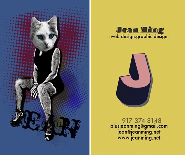 collage-style from jean ming (front & back)