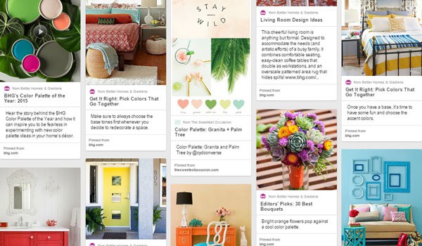 I pinned a bunch of stuff from BHG - look at those colours!